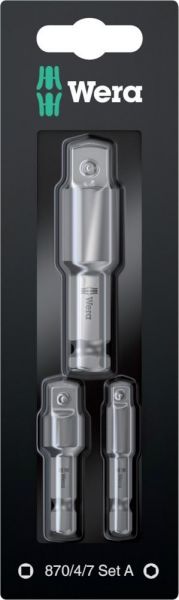 Wera® Verbindungsteil-Set 870/4/7 Set A SB, 3-teilig - bei HUG Technik ✓