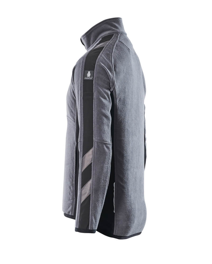 MASCOT® UNIQUE Fleecejacke »Hannover« Gr. 2XL, anthrazit/schwarz - erhältlich bei ♡ HUG Technik ✓