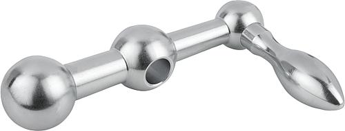 Kugelkurbel Stahl, Komp:Stahl, D=10 - K0728.110 - bei HUG Technik ☆