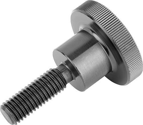 Rändelschraube DIN464 M04X10 Autom.Stahl - K0140.04X10 - bekommst Du bei HUG Technik ♡