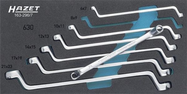 HAZET® Werkzeugmodul 163-296/ 7 Doppelringschlüssel - direkt bei HUG Technik ✓