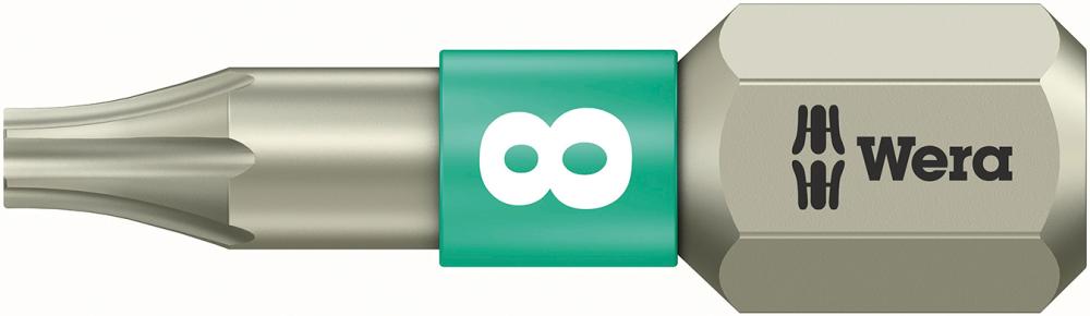 Wera® Bit für TORX® 3867/1 TS TORX, Edelstahl, TX 8 x 25mm - direkt bei HUG Technik ✓ Wera® Bit für TORX® 3867/1 TS TORX, Edelstahl, TX 8 x 25mm - direkt bei HUG Technik ✓