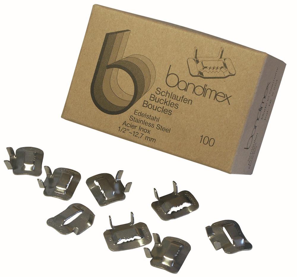 bandimex® Schlaufen, V2A, 100 Stück - erhältlich bei ♡ HUG Technik ✓