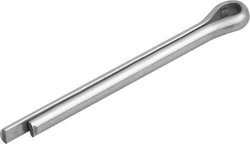 Splint DIN EN ISO1234, L=10, D=2, Edelstahl 1.4310 blank - K1136.2020X10 - bei HUG Technik ♡