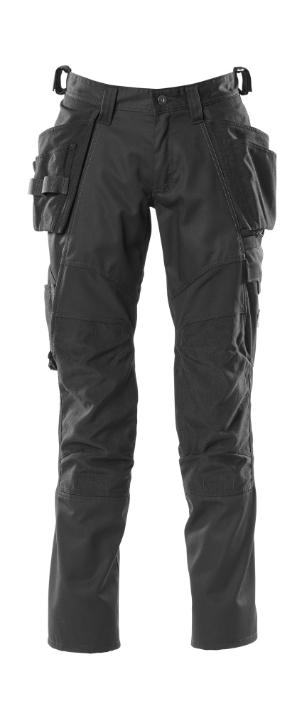 MASCOT® ACCELERATE Hose mit Hängetaschen  Gr. 76/C46, schwarz - bei HUG Technik ✭