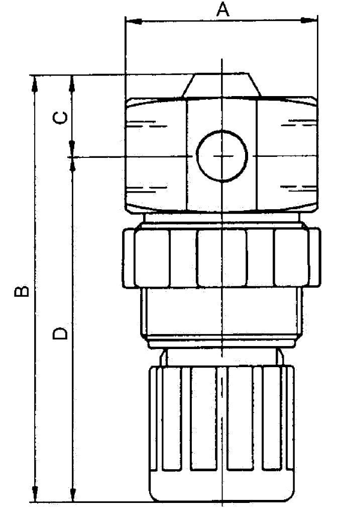 Edelstahl-Druckregler, flüssige Medien, G 1/4, 0,1 - 2 bar - bei HUG Technik ✭