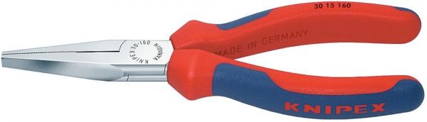 KNIPEX® Langbeckzange Form1 flach mit Griffen mit PVC-Überzug 140 mm - bei HUG Technik ✭