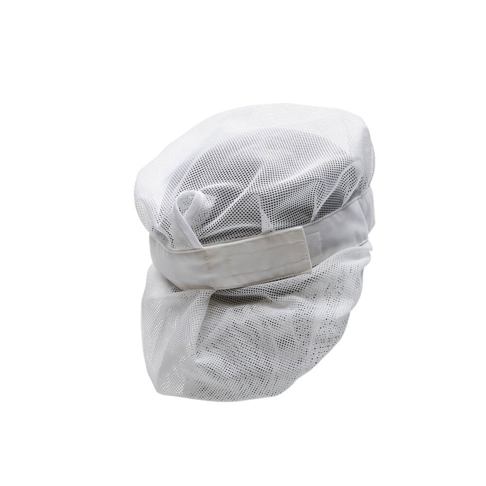 MASCOT® FOOD & CARE Haube mit Haarnetz ONE SIZE, weiß - bei HUG Technik ☆