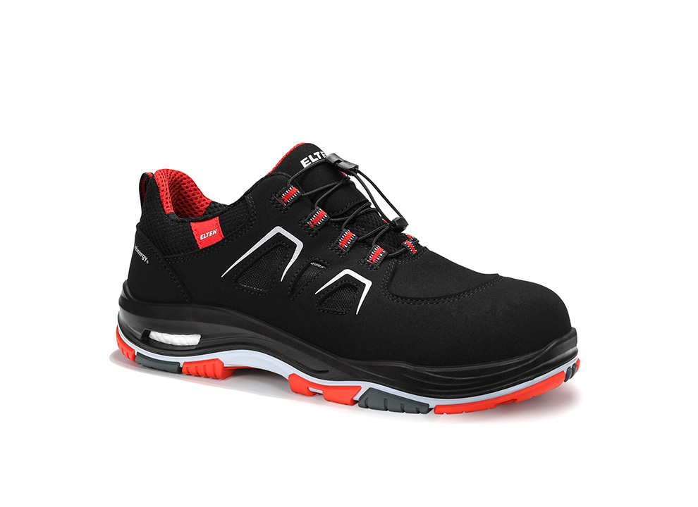 ELTEN® Sicherheitssandale ALAN XXTP black-red Easy ESD S1PS