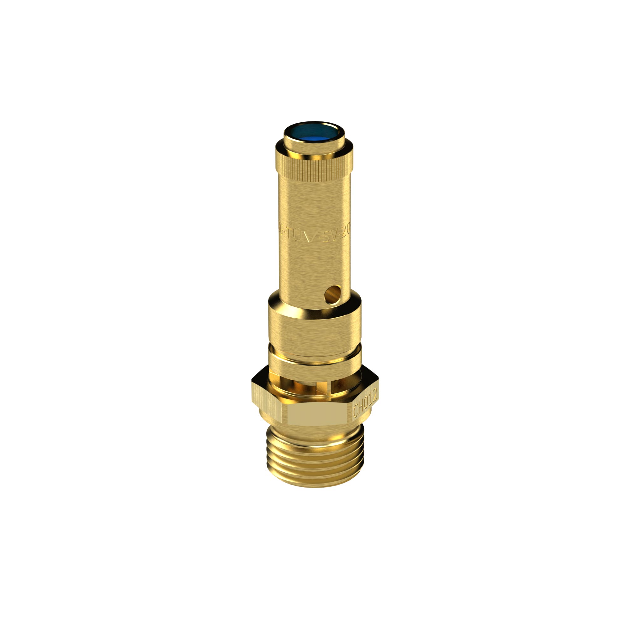 Sicherheitsventil DN 8, Messing, G 1/4, Ansprechdruck 5,9 bar - erhältlich bei ✭ HUG Technik ✓