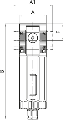 Aktivkohlefilter »SYNTESI«, BG 2, G 3/4, 0,003 mg/m³, RMSA - erhältlich bei ♡ HUG Technik ✓