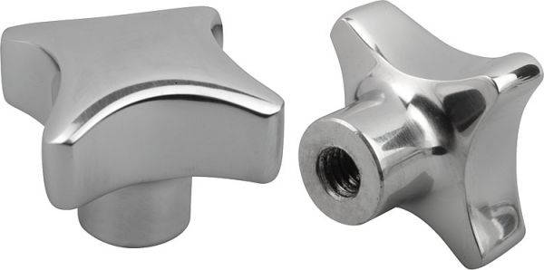 Kreuzgriff poliert M06 D1=32, Form: E Edelstahl - K0146.5032062 - gibt’s bei ☆ HUG Technik ✓