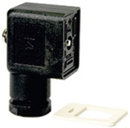Gerätestecker Form B nach EN 175301-803, Kabelanschluss PG 9 - erhältlich bei ♡ HUG Technik ✓