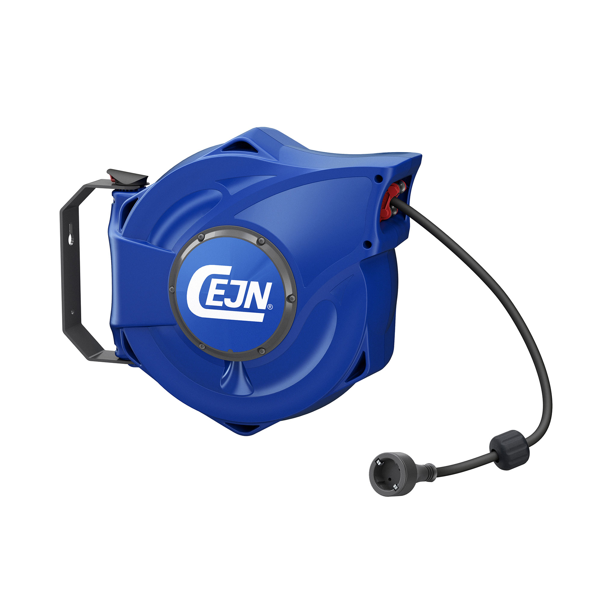 Elektro-Kabelaufroller, 3x1,5 mm², max. 240 V, max.10 Ampère, 17m - erhältlich bei ❣ HUG Technik ✓