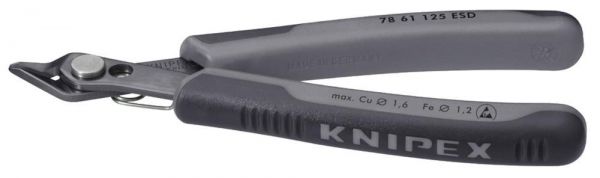 KNIPEX® Seitenschneider Elektronik ESD brüniert 125 mm - direkt von HUG Technik ✓