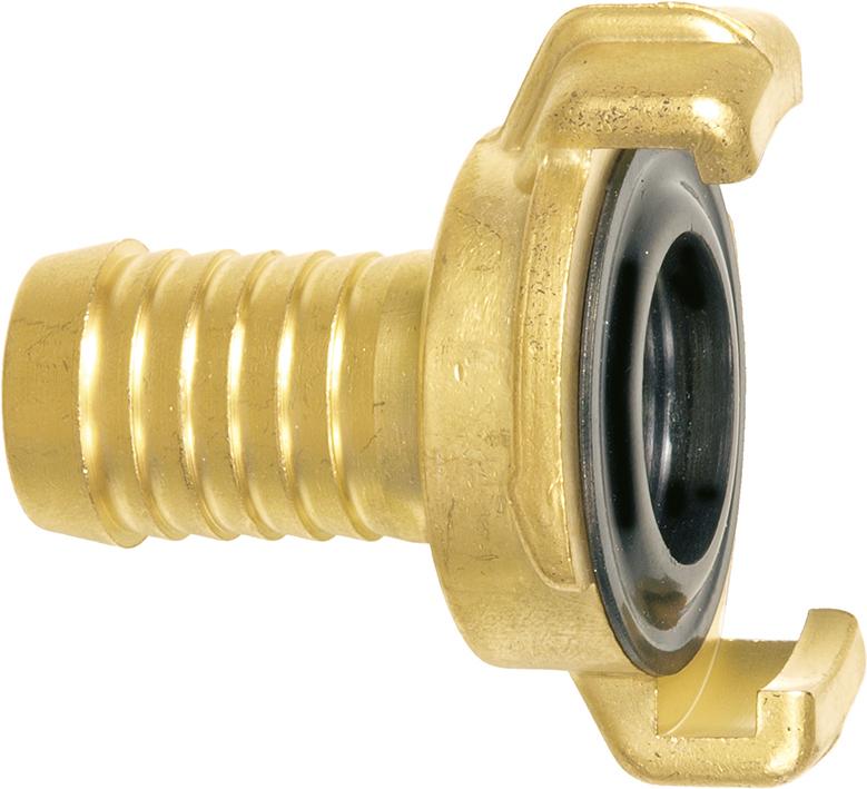 GEKA®-Schlauchstück 1 - 25mm, Messing - direkt bei HUG Technik ✓