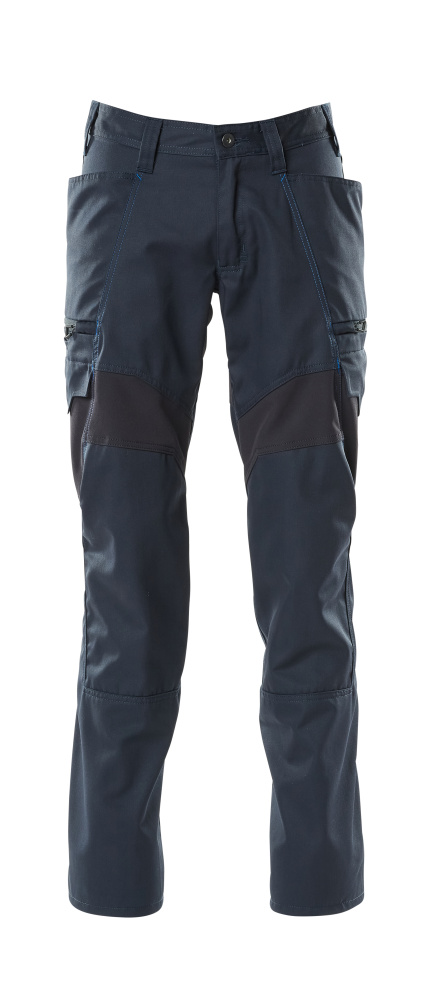 MASCOT® ACCELERATE Hose mit Schenkeltaschen  Gr. 76/C46, schwarzblau - bei HUG Technik ♡