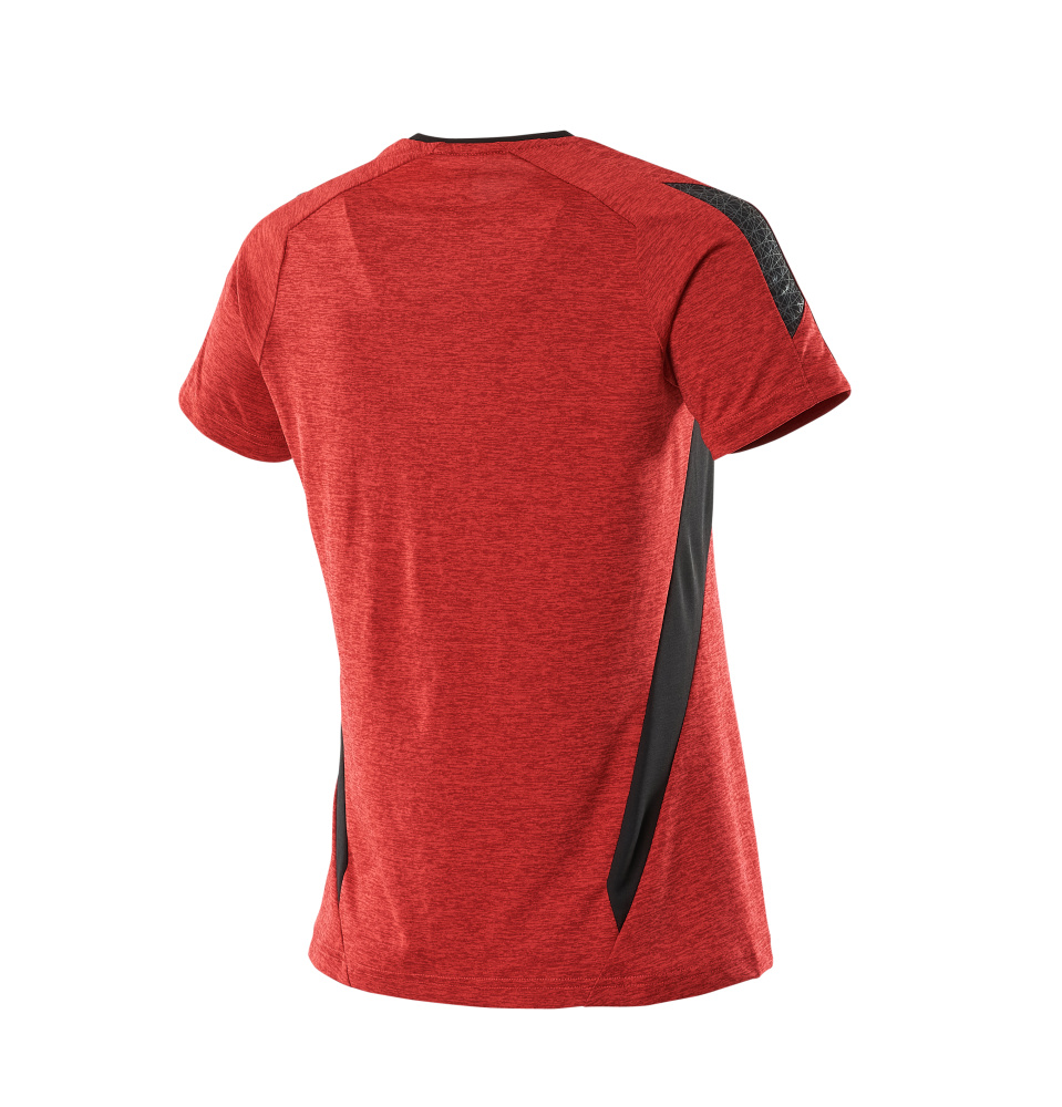 MASCOT® ACCELERATE T-Shirt  Gr. 2XL/ONE, verkehrsrot meliert/schwarz - jetzt NEU bei HUG Technik  😊