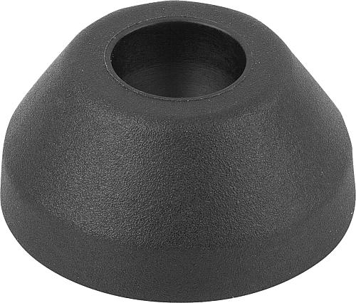 Teller antistatisch, Form:A Thermoplast, schwarz, D=40 - K0415.11040 - direkt von HUG Technik ✓