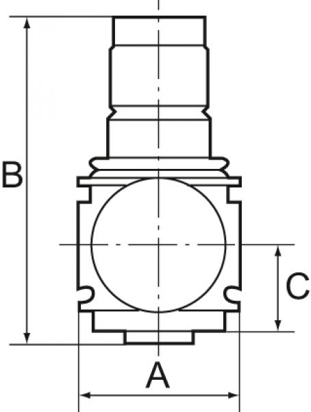 Druckregler »variobloc«, inkl. Manometer, BG 1, G 1/4, 0,5-10 bar - erhältlich bei ♡ HUG Technik ✓