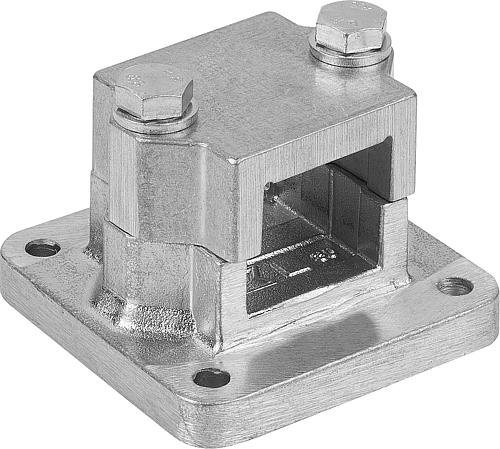 Rohrverbinder mit Flansch Aluminium, Komp:Stahl, A=25,3 - K0480.5225 - bei HUG Technik ✭