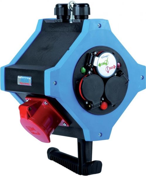 HEDI Energie-Hängeverteiler IP44 6xSchuko,1xCEE 5x16A 2xD - erhältlich bei ✭ HUG Technik ✓ HEDI Energie-Hängeverteiler IP44 6xSchuko,1xCEE 5x16A 2xD - erhältlich bei ✭ HUG Technik ✓