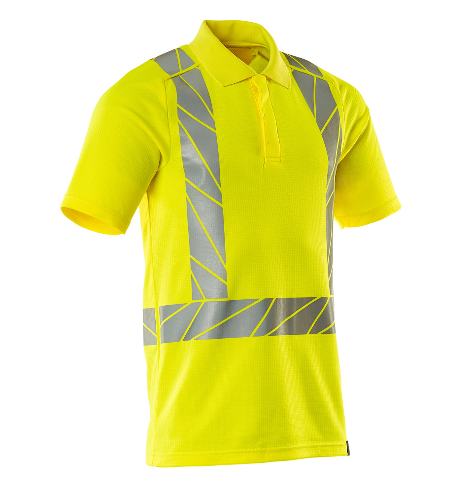 MASCOT® ACCELERATE SAFE Polo-Shirt  Gr. 2XL, hi-vis gelb - bei HUG Technik ✭