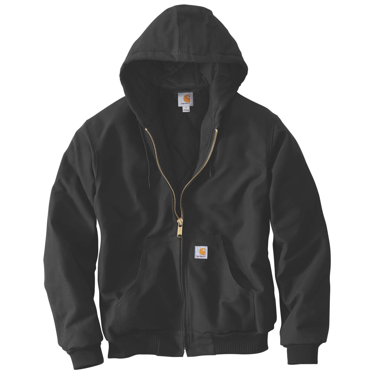carhartt® Herren Jacke »INSULATED FLANNEL ACTIVE JAC« black Flach  - erhältlich bei ✭ HUG Technik ✓