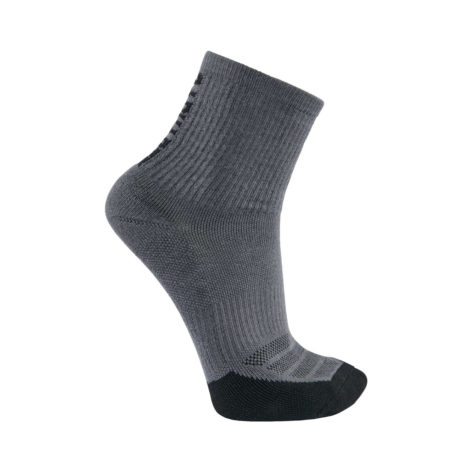 carhartt® Herren-Socken »FORCE LOGO SHORT CREW SOCK 3 PACK« - Gr. LRG, carbon heather - erhältlich bei ✭ HUG Technik ✓