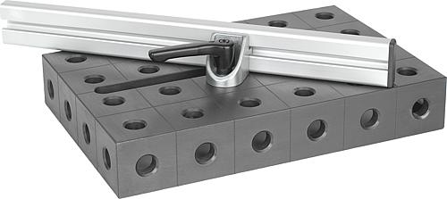 Spannbolzen mit Klemmwinkel, D=16, Stahl brüniert - K1505.016 - bei HUG Technik ☆