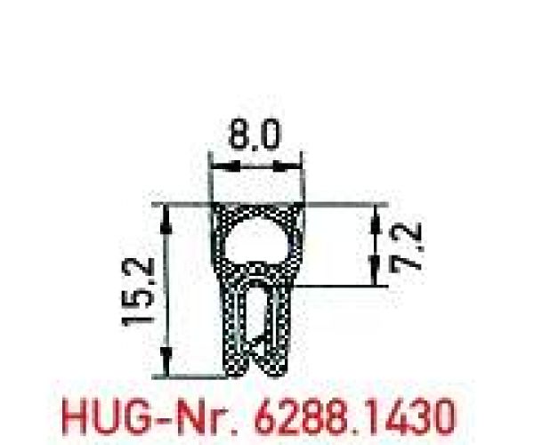 Kantenschutz Dichtbereich oben - erhältlich bei ✭ HUG Technik ✓