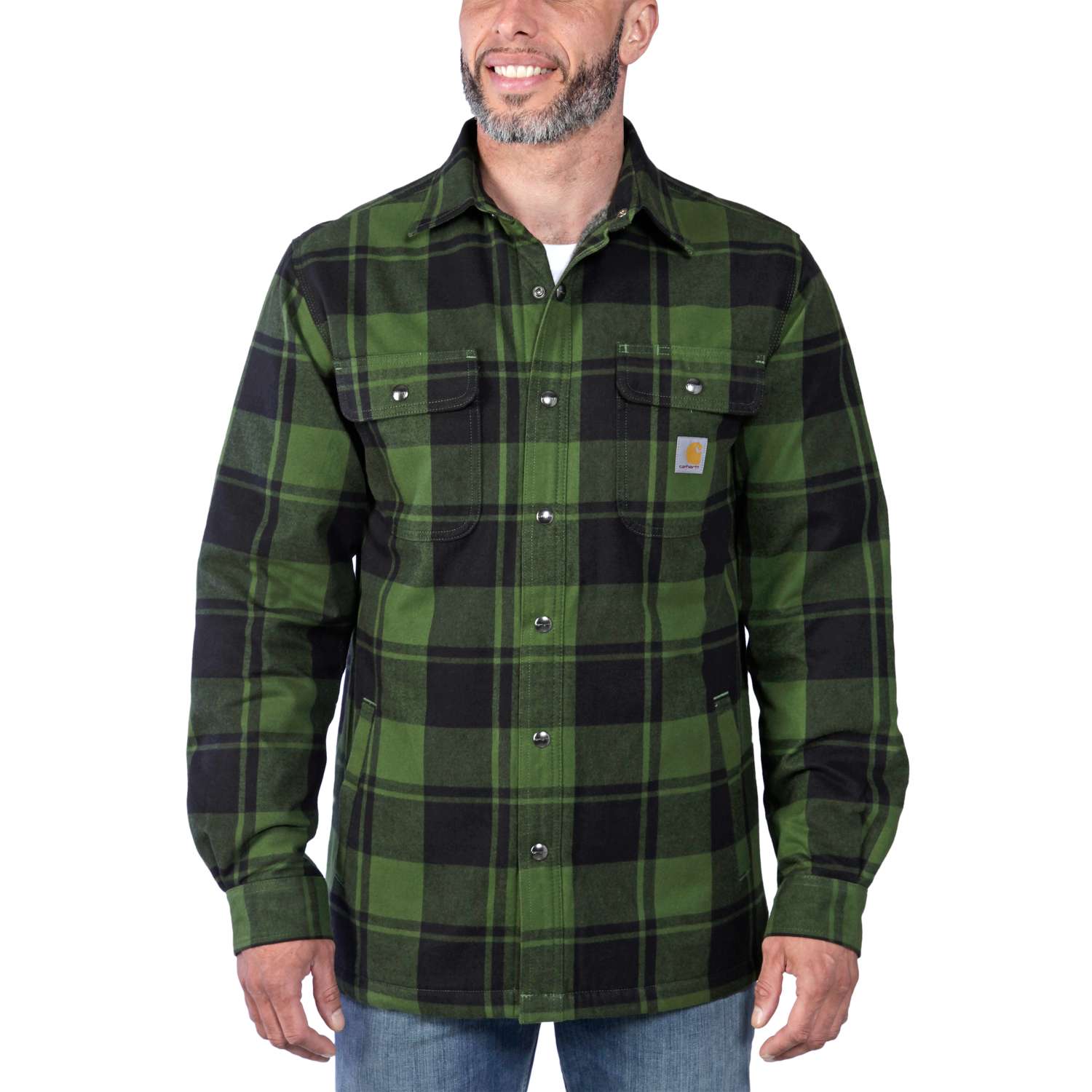 carhartt® Jacke FLANNEL SHERPA-LINED SHIRT JAC XL ✓