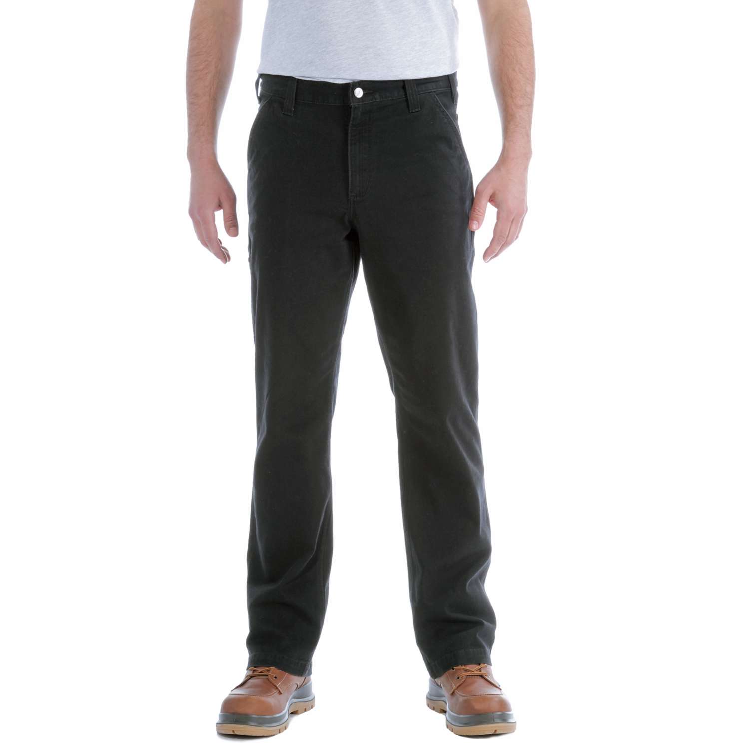 carhartt® Herren Stretch Latzhose, gerade, STRETCH DUCK DUNGAREE, black - direkt bei HUG Technik ✓