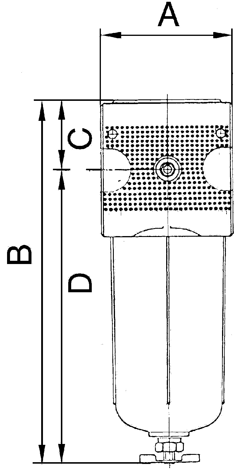 Filter »multifix« mit PC-Behälter, Schutzkorb, 40 µm, BG 5, G 1 - gibt’s bei ☆ HUG Technik ✓