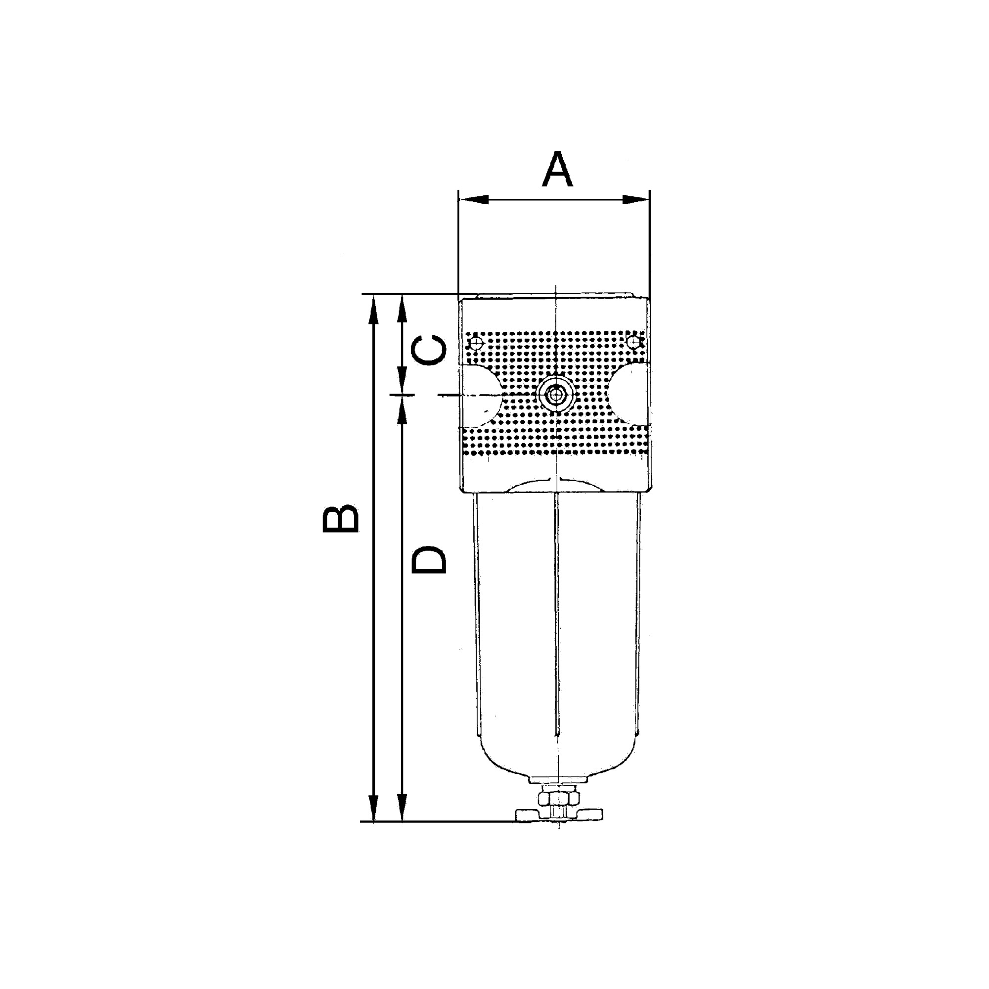 Mikrofilter »multifix«, mit PC-Behälter, 0,01 µm, BG 3, G 1/2 - erhältlich bei ✭ HUG Technik ✓
