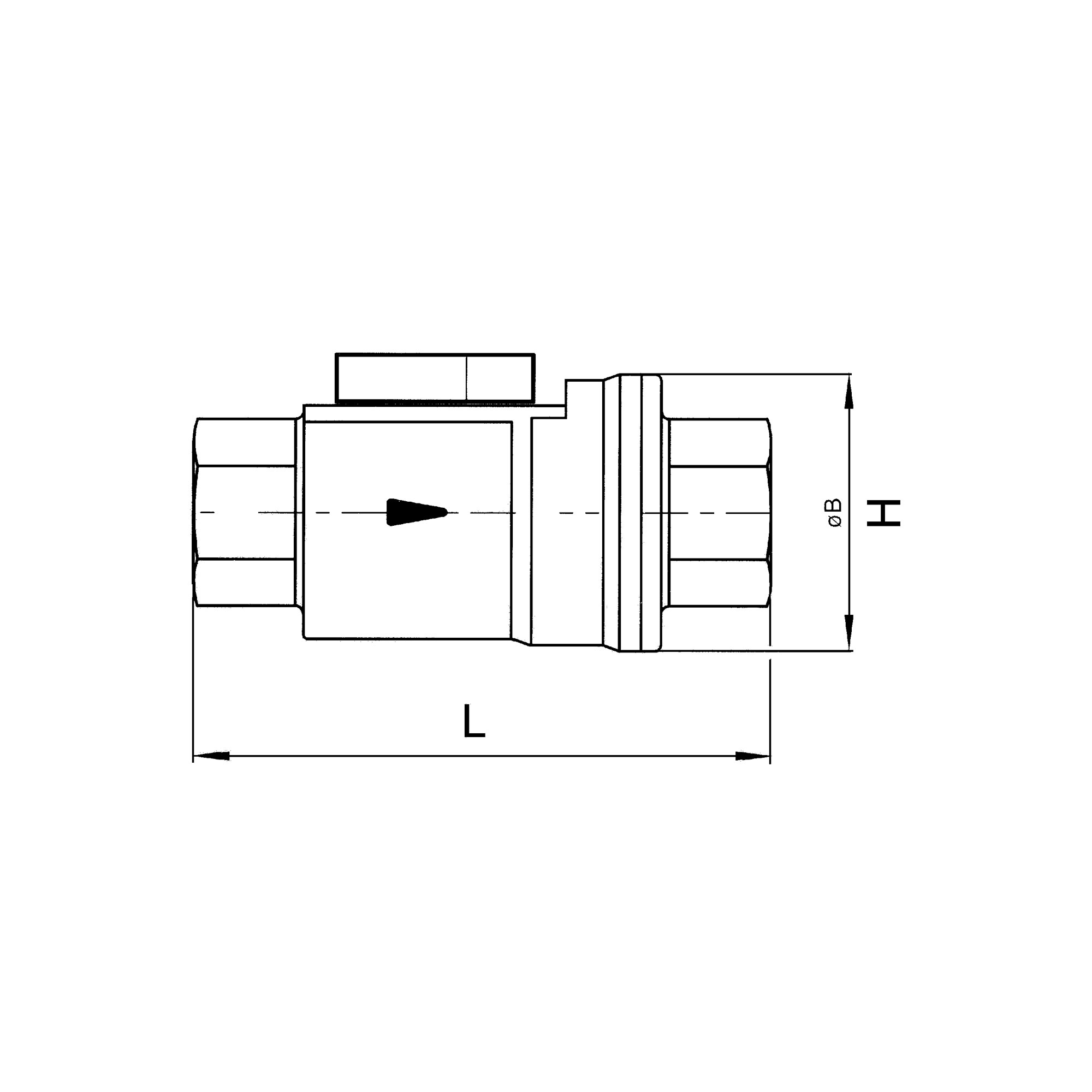Koaxialventil, pneumat. bet. einfachwirkend NC, Messing vernickelt FKM, Rp 1 1/4 - kommt direkt von HUG Technik 😊