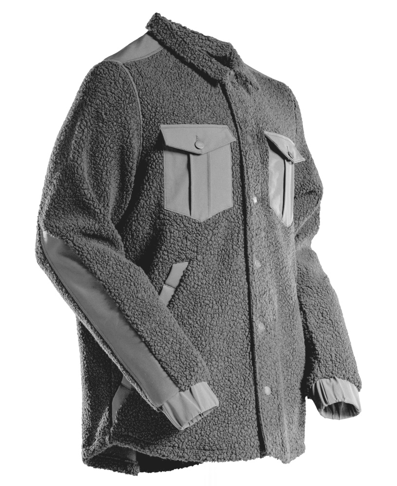 MASCOT® CUSTOMIZED Faserpelz Hemd  Gr. 2XL, anthrazitgrau - bekommst Du bei ★ HUG Technik ✓