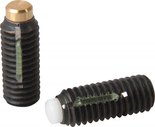 Druckschraube LONG-LOK M04X11 Stahl, Komp:Polyacetal - K0668.304X11 - bei HUG Technik ☆