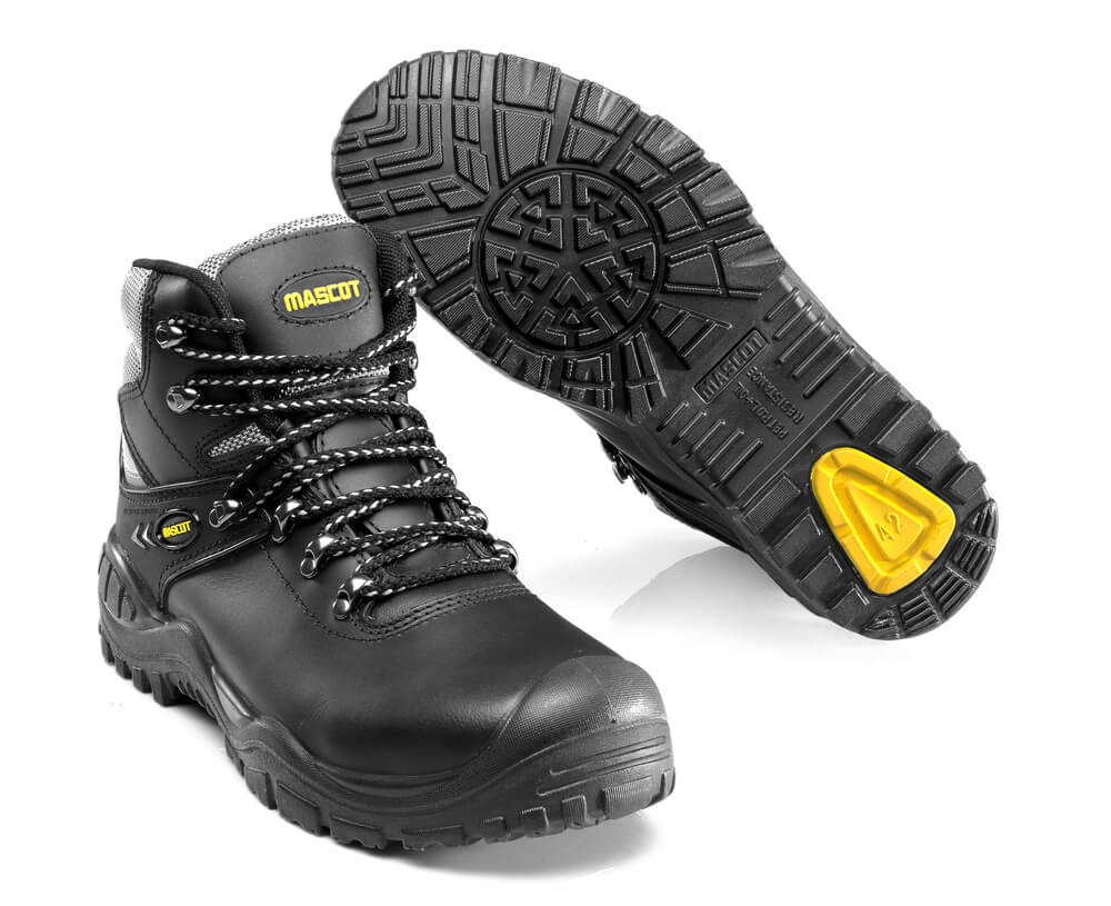 MASCOT® FOOTWEAR INDUSTRY Sicherheitsstiefel S3»Elbrus« Gr. 11/39, schwarz/gelb - gibt’s bei HUG Technik ✓