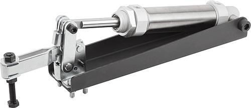 Pneumatikspanner Horizontal, Form: A, Stahl, Komp: Stahl F1=1600 - K1548.01600 - bekommst Du bei HUG Technik ♡