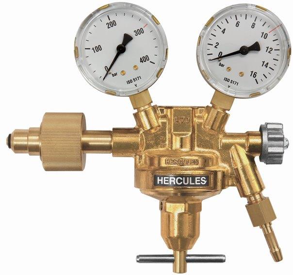 Flaschendruckregler, 300 bar, Stickstoff, Arbeitsdruck 0 - 10 bar - bei HUG Technik ♡