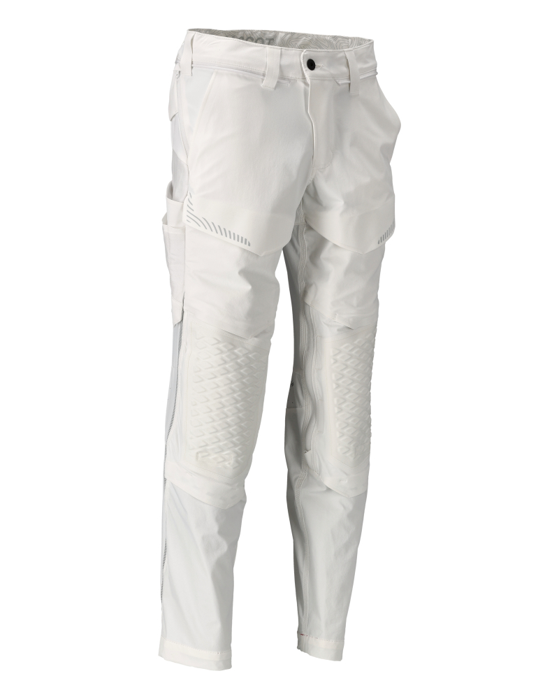 MASCOT® CUSTOMIZED Hose mit Knietaschen  Gr. 76/C44, weiß - direkt bei HUG Technik ✓