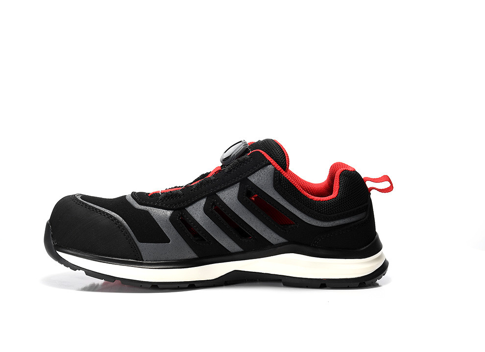 JORI Sicherheitssandale jo_RAPID BOA® black-red Easy ESD S1P - bei HUG Technik ☆