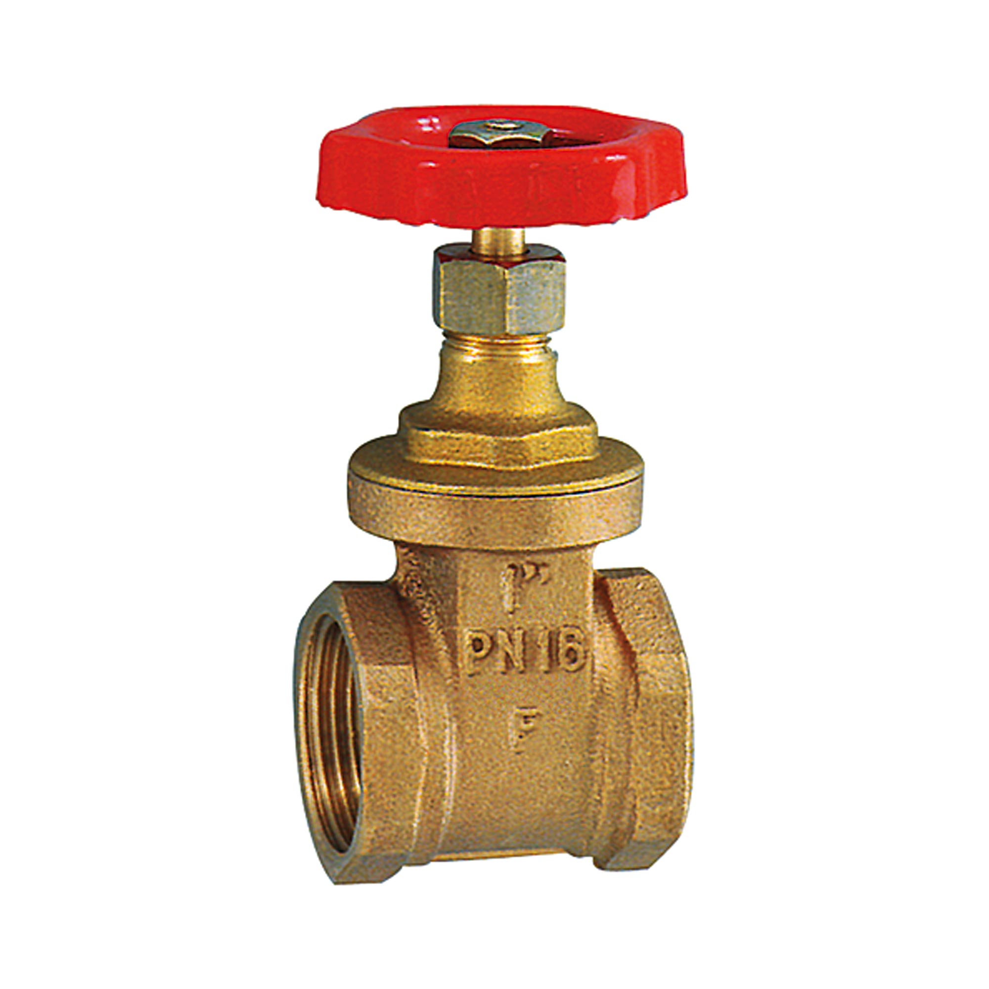 Muffen-Absperrschieber, ohne Spindelhub, Messing, G 3/4, DN 20 - bekommst Du bei ★ HUG Technik ✓