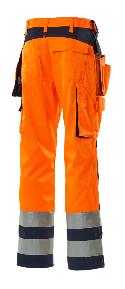 MASCOT® SAFE COMPETE Hose mit Hängetaschen »Almas« Gr. 82/C44, hi-vis orange/marine - bekommst Du bei HUG Technik ♡