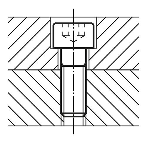 Zylinderschraube mit Innensechskant DIN EN ISO4762 M04X10, Edelstahl blank - K0869.104X10 - bei HUG Technik ☆