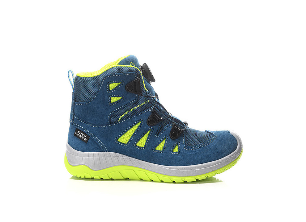ELTEN® Stiefel MADDOX Kids BOA® petrol-lime Mid - rechts