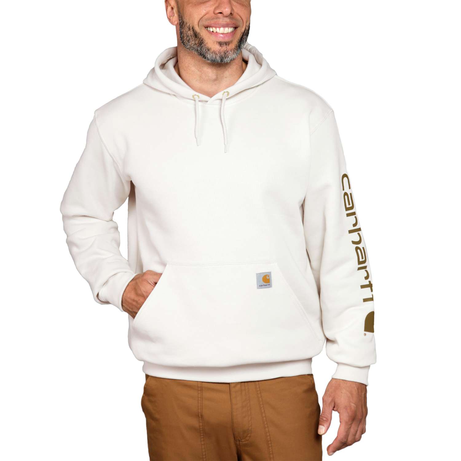 carhartt® Herren Kapuzensweater »SLEEVE LOGO HOODED SWEATSHIRT« malt - gibt’s bei ☆ HUG Technik ✓