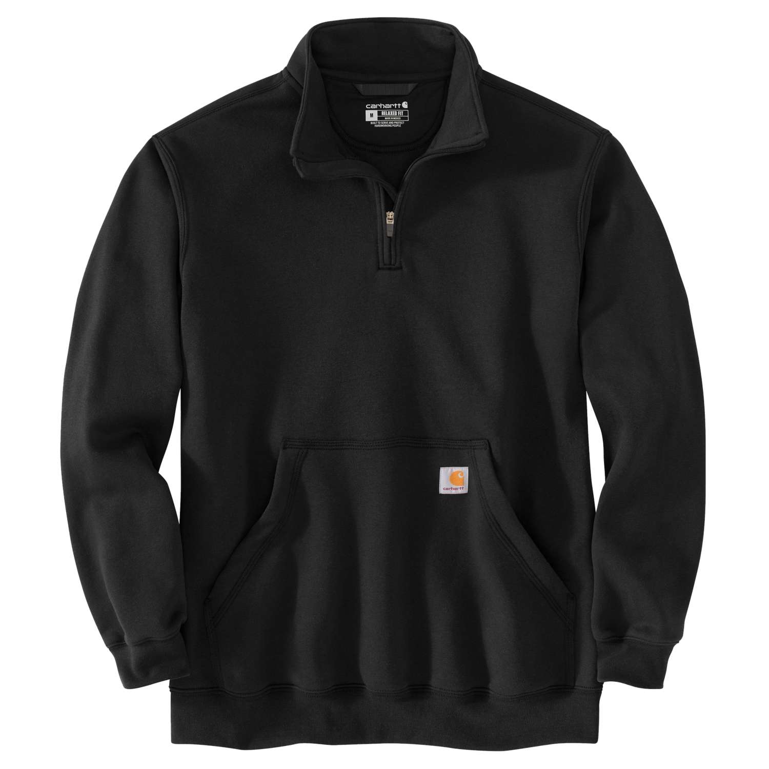 Black quarter zip sweatshirt on sale
