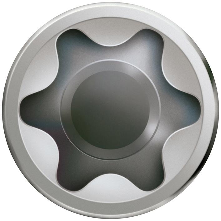 SPAX® Rückwandschraube ohne Linsenkopf 4x30 T-STAR+ T20 TG vernickelt, Packung mit 200 Stück - direkt bei HUG Technik ✓